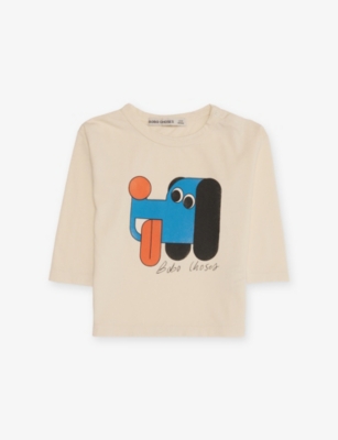 BOBO CHOSES: Doggy Mate Long-Sleeve Cotton Top 6-24 Months