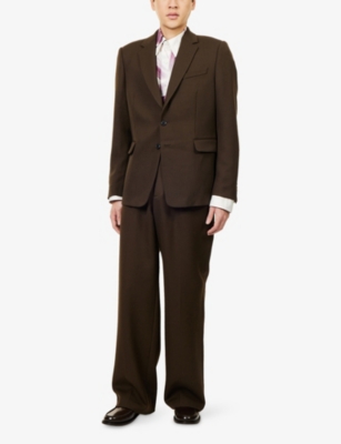 DRIES VAN NOTEN: Regular-Fit Notch-Lapels Wool Blazer