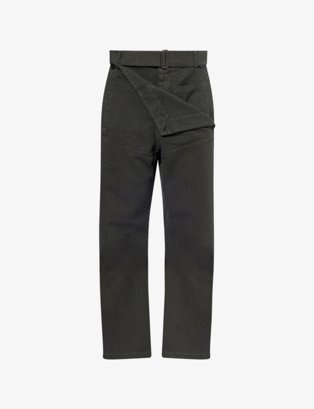 Pennine Wide-Leg Cotton Trousers