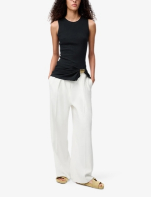 LOEWE: Mid-Rise Straight-Leg Stretch-Jersey Trousers