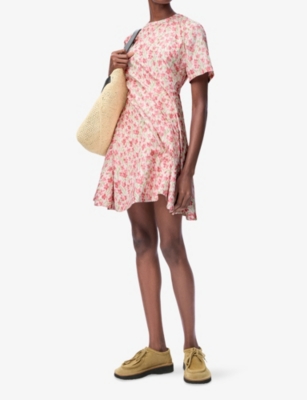 Loewe Silk Blend Taffeta Dress Dresses Rose