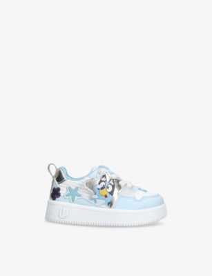 GROUND UP: Kids' Bluey Faux-Leather Low-Top Trainers