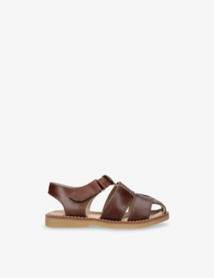 ELEPHANTITO: Kids' Anthony Leather Sandals