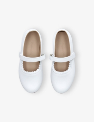 ELEPHANTITO: Kids' Aria Leather Ballet Flats