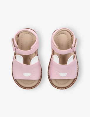 ELEPHANTITO: Kids' Bunny Leather Sandals