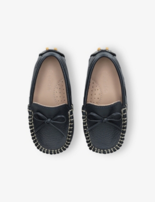 ELEPHANTITO: Kids' Driver Leather Loafers