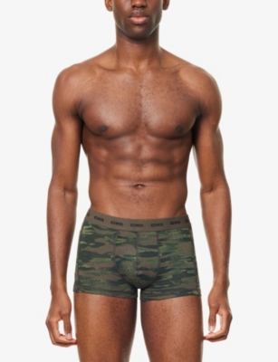 Diesel Mens Multi Damien Branded-waistband Pack Of Three Stretch-cotton Boxers Xl In Multi