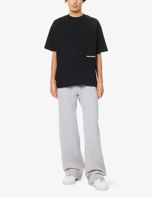 Design Dept Graphic-Text Print Cotton T-Shirt