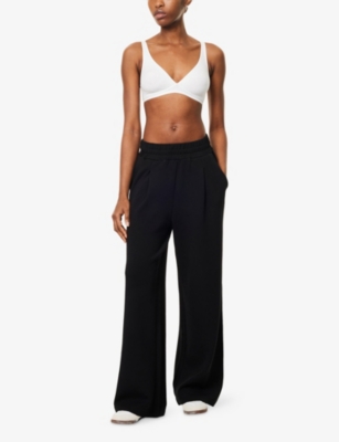 VARLEY: DoubleSoft™ The Extra Wide-Leg Jersey Trousers