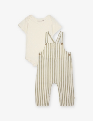 THE LITTLE TAILOR: Boys' Striped Piece Of Two Cotton Set 3-24 Months