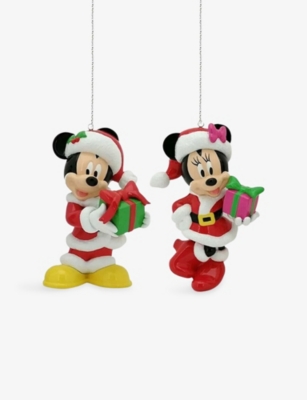 DISNEY: Disney 3D Mickey & Minnie Mouse Christmas Decoration Assortment