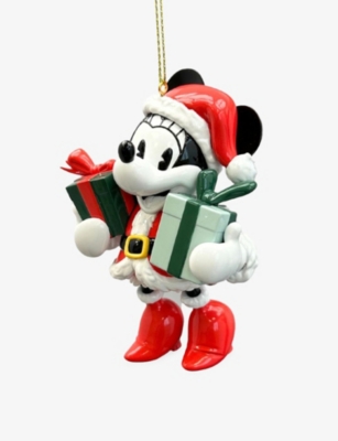 DISNEY: Disney 3D Vintage Minnie Santa Christmas Decoration 7cm