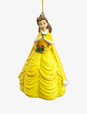 DISNEY: Disney 3D Princess Belle Resin Christmas Decoration 7cm