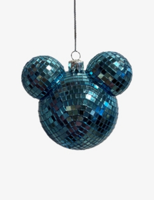 DISNEY: Mickey & Friends Disco Plastic Christmas Bauble 8.5cm