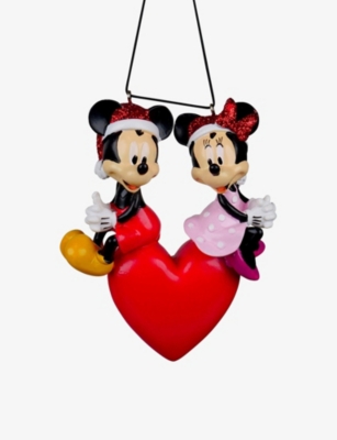 DISNEY: Mickey and Minnie In Love 3D Resin Christmas Ornament