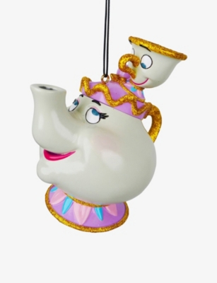 DISNEY: Mrs Potts 3D Resin Christmas Ornament