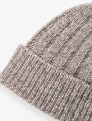 REISS: Ribbed Wool-Blend Beanie