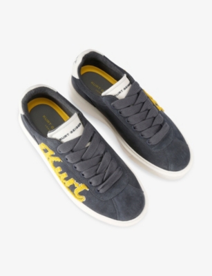 KURT GEIGER LONDON: Albion Retro Suede Trainers