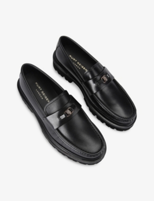 KURT GEIGER LONDON: Fenchurch Leather Loafers