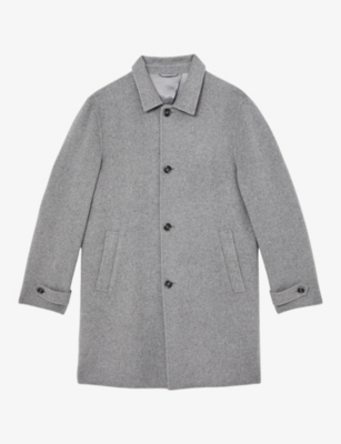 REISS: Squire Single-Breasted Wool-Blend Overcoat