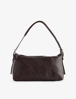 LEMAIRE: Belted Baguette Leather Shoulder Bag