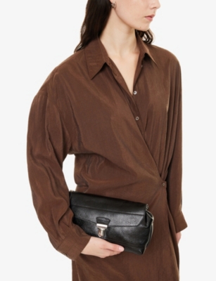 LEMAIRE: Gear Small Leather Shoulder Bag