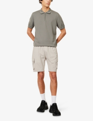 ARNE: Utility Cargo-Pocket Stretch-Jersey Shorts