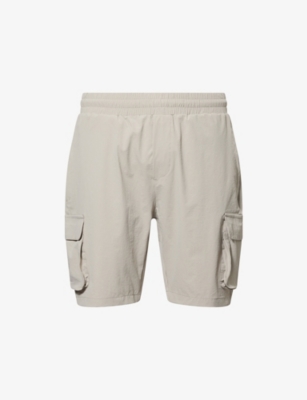 ARNE: Utility Cargo-Pocket Stretch-Jersey Shorts