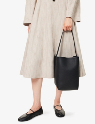 The Row Womens Black N/s Park Small Leather Tote Bag