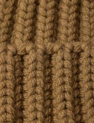 PRADA: Logo-Embellished Knitted Wool Beanie