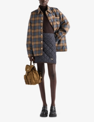 PRADA: Lightweight Re-Nylon Mini Skirt