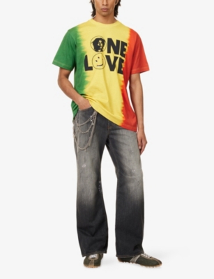 MOSCHINO: Love Graphic-Print Cotton T-Shirt