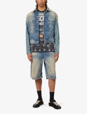 MOSCHINO: Snoop Dogg Graphic-Print Cotton T-Shirt