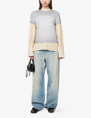 ACNE STUDIOS: 1981 Trafalgar Cotton-Blend Denim Jeans