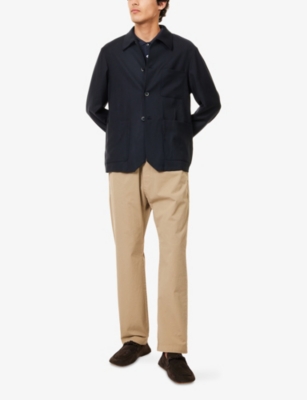 BARENA VENEZIA: Patch-Pocket Wool Overshirt