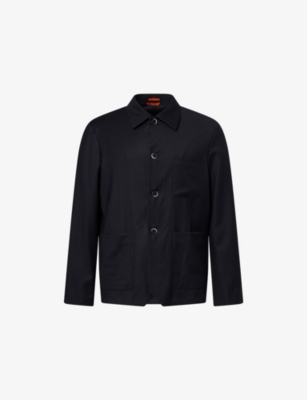 BARENA VENEZIA: Patch-Pocket Wool Overshirt