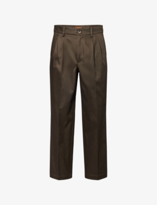 BARENA VENEZIA: Nerio Pleated Cotton Trousers