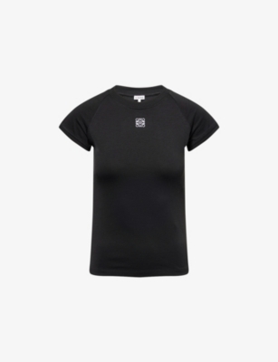 LOEWE: Slim-Fit Logo Cotton-Blend T-shirt
