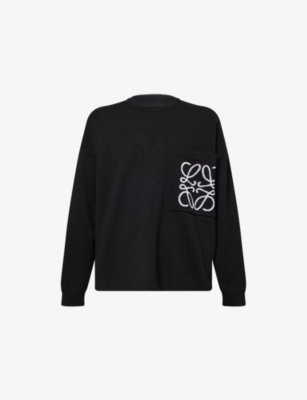 LOEWE: Anagram Crewneck Knitted Jumper