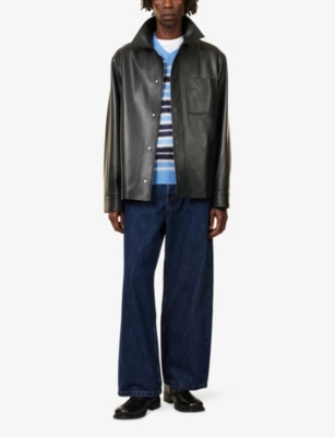 LOEWE: Relaxed-Fit Wide-Leg Denim Jeans