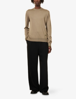LOEWE: Anagram Crewneck Wool Jumper