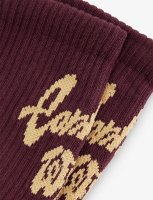 CARHARTT WIP: Chedda Logo-Print Cotton-Blend Socks