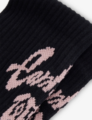 CARHARTT WIP: Chedda Logo-Print Cotton-Blend Socks