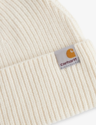 Carhartt Mens Wax Gabe Wool And Cashmere Beanie In Gray
