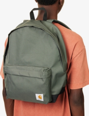 Carhartt Mens Opuntia Jake Branded Canvas Backpack In Green