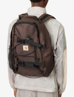 Carhartt Canvas Kickflip Backpack Adjustable Straps In Brown