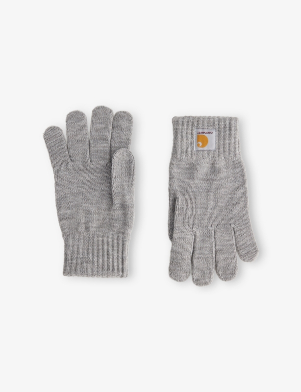 Watch Logo-Patch Knitted Gloves