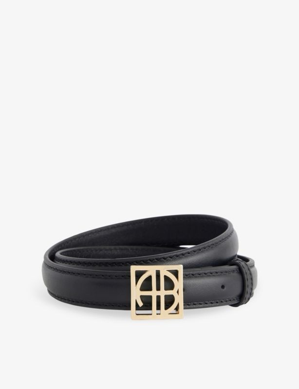 Monogram Adustable Leather Belt