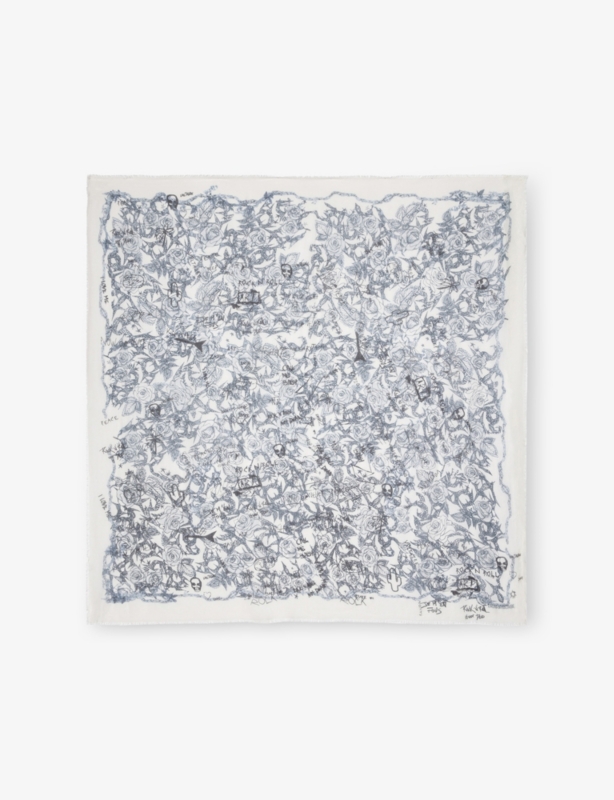 Zadig & Voltaire x Kerry Rose Graphic-Print Modal Scarf