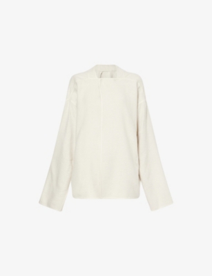 RICK OWENS: Island Relaxed-Fit Wool-Blend Jacket